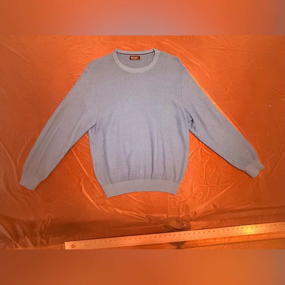 Vintage St. Croix Men's Blue Crewneck Golf Sweater Size Large - Picture 3 of 10